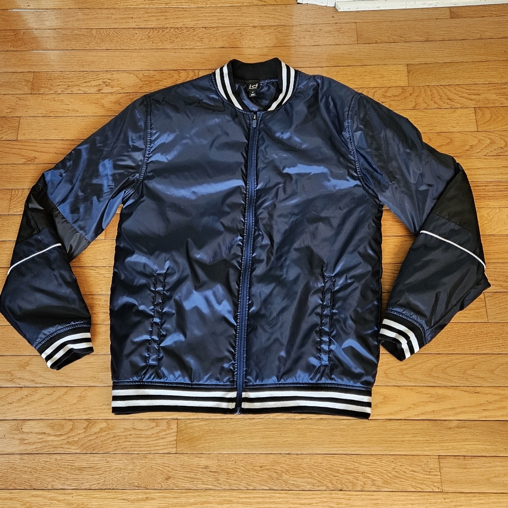 ID Ideology Men's Colorblock Varsity Bomber Jacket